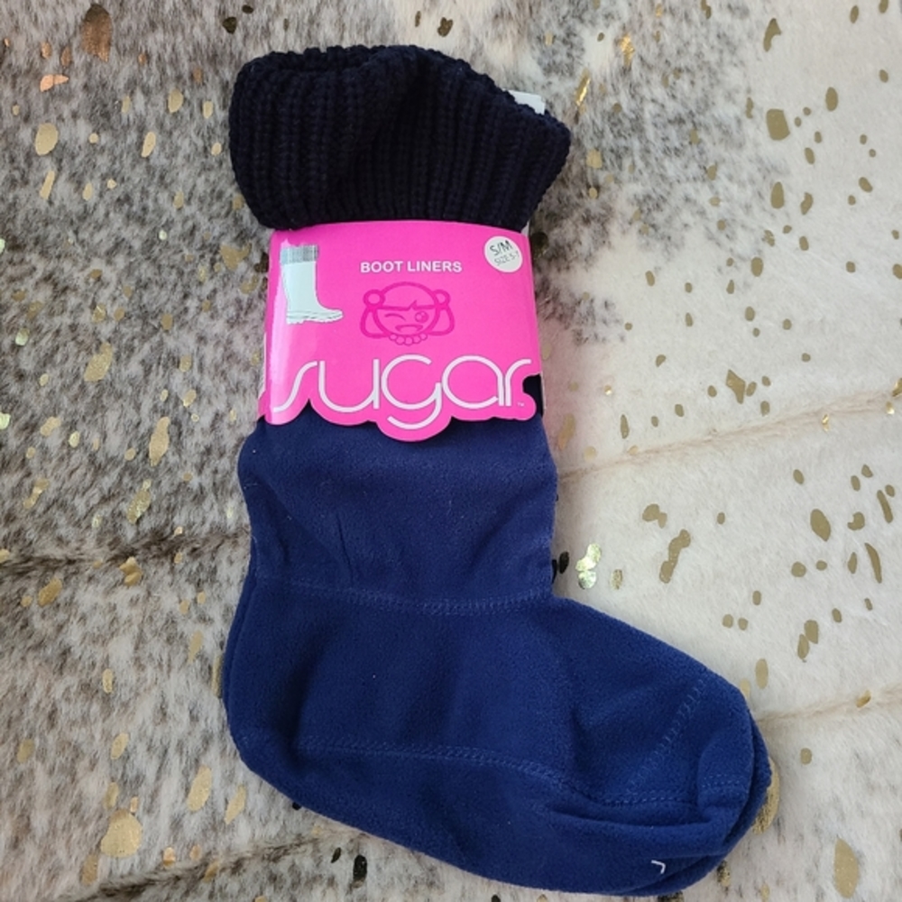 Fleece Navy Tall‎ Boot Liner